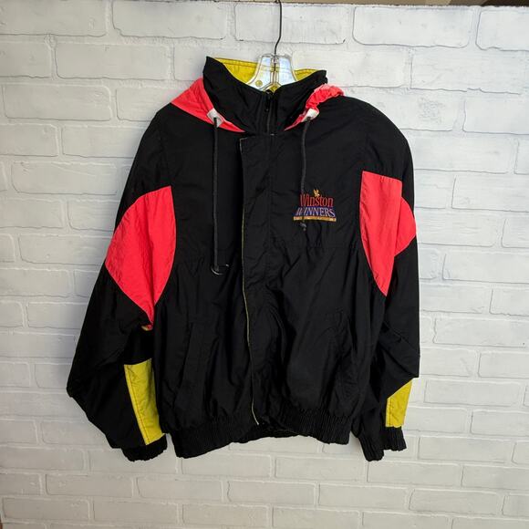 Style Auto Racing Vintage 1993 Nascar Winston Winners Club Windbreaker sz L - Picture 2 of 7